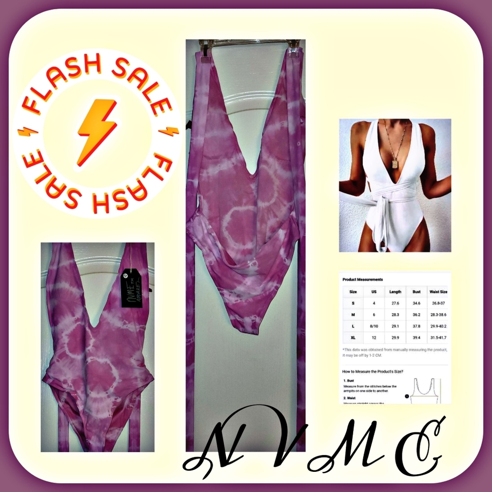 Tye Dye One piece bathing Suit